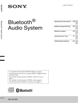 Sony MEX-BT3000 Manuale del proprietario