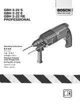 Bosch Power Tools GBH 2-22 E Manuale utente