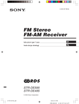 Sony STR-DE595 Manuale del proprietario