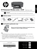 HP PHOTOSMART B109N Manuale del proprietario