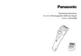 Panasonic ERGS60 Manuale del proprietario