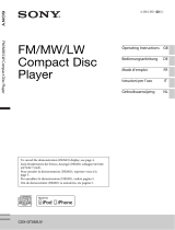 Sony CDX-GT565UV Manuale del proprietario