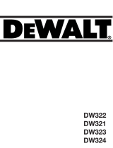 DeWalt DW323 Manuale del proprietario