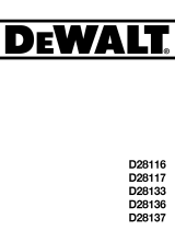 DeWalt D 28137 Manuale del proprietario