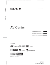 Sony XAV-60 Istruzioni per l'uso