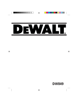 DeWalt DW 849 Manuale del proprietario