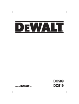 DeWalt DC509 Manuale utente