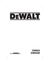 DeWalt DW625E Manuale del proprietario