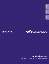 Sony NWZ-S615F Istruzioni per l'uso