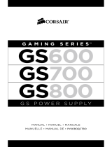 Corsair GAMING SERIES GS600 2013 EDITION 80PLUS BRONZE Manuale del proprietario