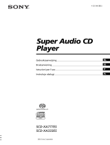 Sony SCD-XA333ES Manuale del proprietario