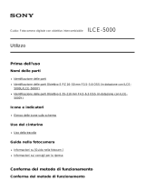 Sony ILCE-5000Y Manuale utente