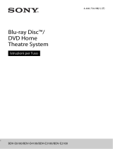 Sony BDV-E3100 Istruzioni per l'uso