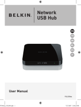 Belkin HUB USB RÉSEAU #F5L009EA Manuale utente