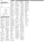 Sony ICF-SW40 Istruzioni per l'uso