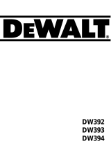 DeWalt DW394 Manuale del proprietario