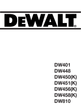 DeWalt DW456 Manuale utente