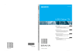 Sony KLV-S40A10E Manuale del proprietario