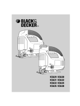 Black & Decker KS633E Stichsäge Manuale del proprietario