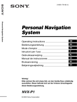 Sony NVX-P1 Manuale del proprietario