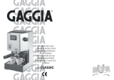 Gaggia RI9303 Classic Manuale utente