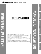 Pioneer DEH-P6400R Guida d'installazione