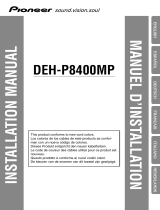 Pioneer DEH-P8400MP Manuale del proprietario