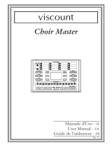 Viscount Choir Master Manuale del proprietario