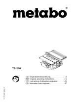 Metabo TS 250 Manuale del proprietario