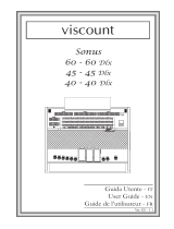 Viscount Sonus 45 Dlx Manuale utente