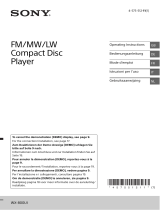 Sony WX-800UI Manuale del proprietario