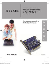 Belkin CARTE PCI FIREWIRE / USB 2.0 À HAUT DÉBIT #F5U508VEA1 Manuale del proprietario