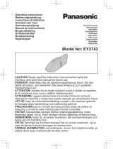 Panasonic EY-3743 Manuale del proprietario