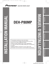 Pioneer DEH-P80MP Manuale utente
