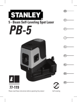 Stanley PB-5 - 77-119 Manuale del proprietario