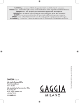 Gaggia Milano Classic Manuale utente
