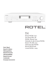 Rotel T14 Silver Manuale del proprietario