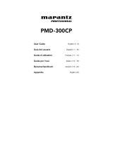 Marantz PMD-300CP Guida utente