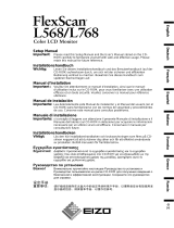 Eizo FLEXSCAN L768 Manuale del proprietario