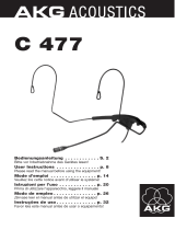 AKG C 477 Manuale del proprietario