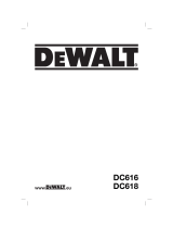 DeWalt DC616 Manuale del proprietario