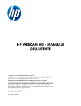 HP HD 2300 Webcam Manuale utente