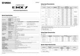 Yamaha EMX7 Powered Mixer specificazione