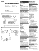 Sony SRS-P11Q Manuale utente