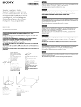 Sony BDV-EF220 Guida d'installazione