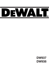 DeWalt DW938K T 2 Manuale utente