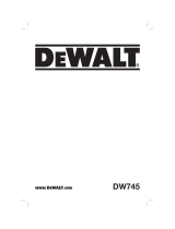 DeWalt DW745 T 4 Manuale del proprietario
