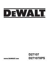 DeWalt D27107XPS Manuale utente