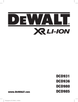 DeWalt DCD985 Manuale utente