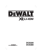 DeWalt DCS380 Manuale del proprietario